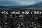 49图库 - 数据校验 - 奇偶结构 - 按维度浏览