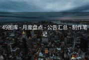49图库 - 月度盘点 - 公告汇总 - 制作笔记