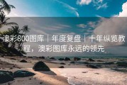 澳彩800图库｜年度复盘｜十年纵览教程，澳彩图库永远的领先